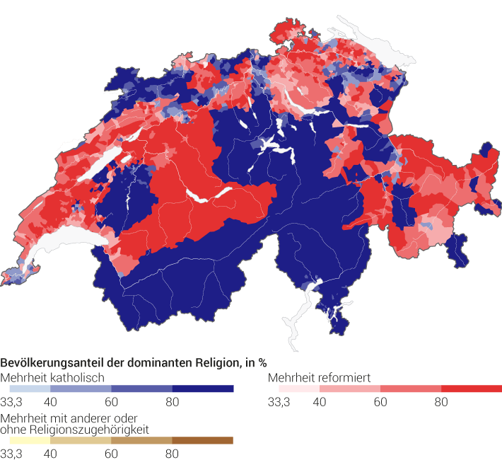 Religionslandschaft Volkszahlungen Ab 1850 Bundesamt Fur Statistik